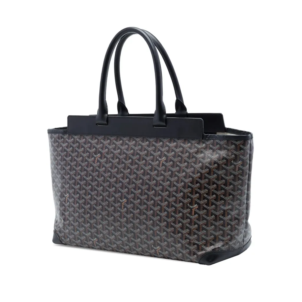 Goyard Goyardine Bellechasse MM Black Very good - Back View