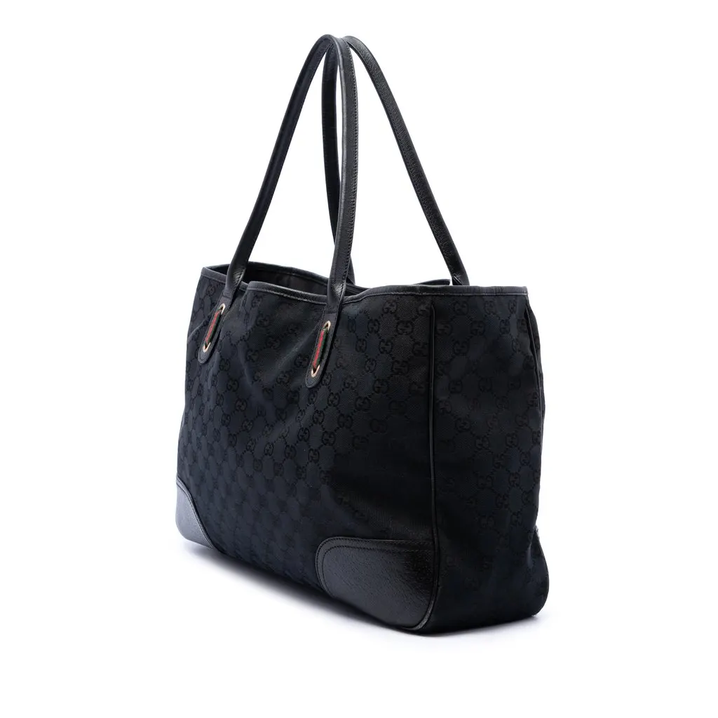 Gucci GG Canvas Princy Tote Black Very good - Back View
