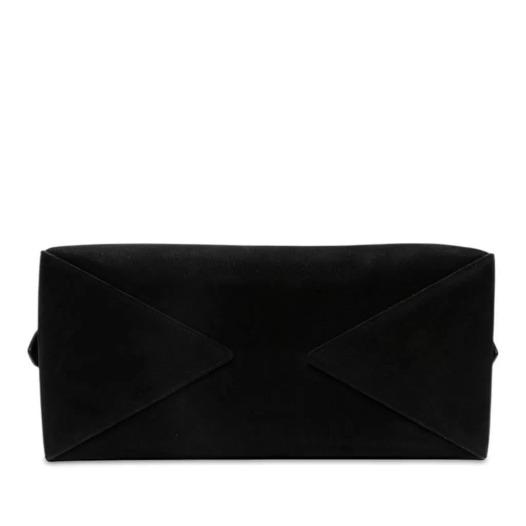 Alaïa Nubuck Le Bouledogue Shoulder Bag Black Leather Good - Inside View