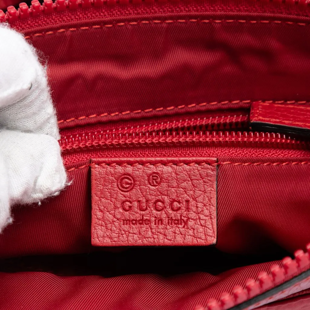 Gucci GG Nylon Crossbody Red Very good - Box View