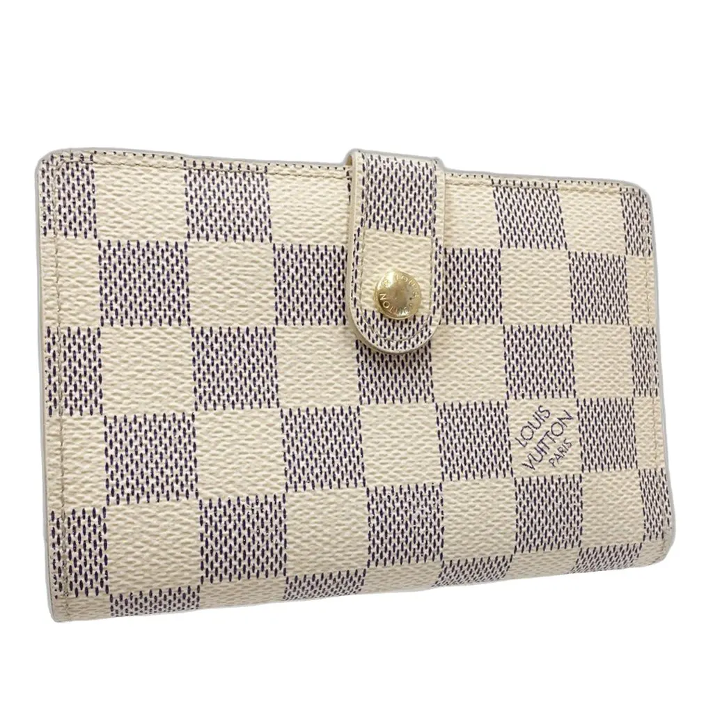 Louis Vuitton Damier Azur Portefeuille Viennois White Very good - Inside View