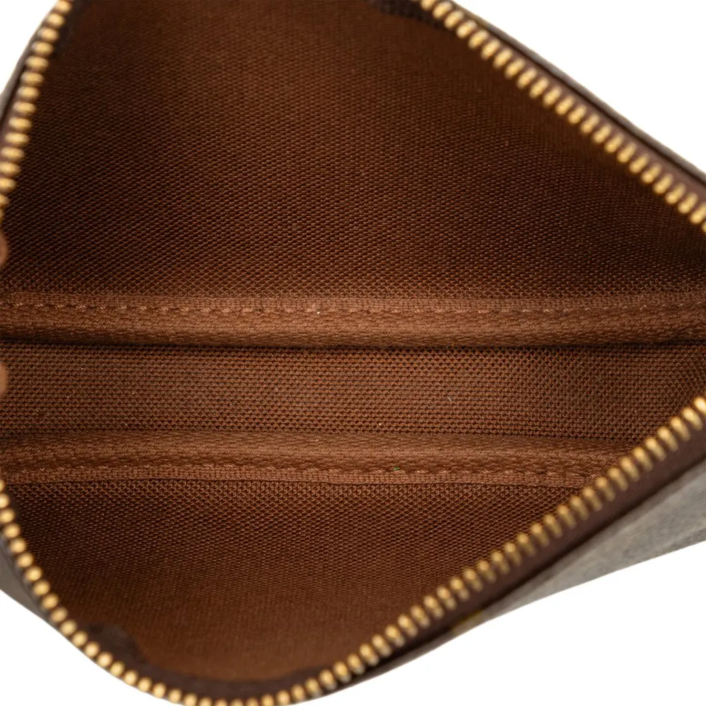 Louis Vuitton Monogram Mini Pochette Accessoires Brown Very good - Model View