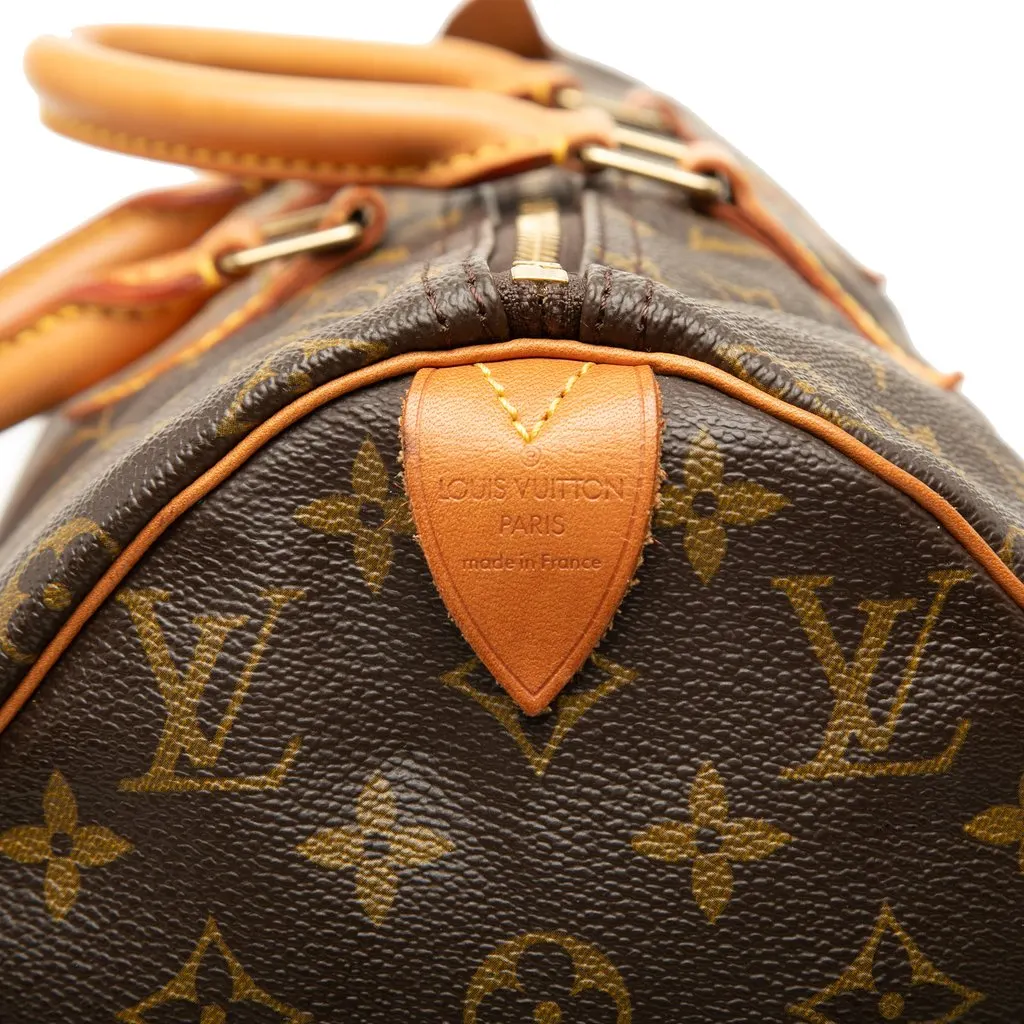 Louis Vuitton Monogram Speedy 40 Brown Canvas Good - Box View