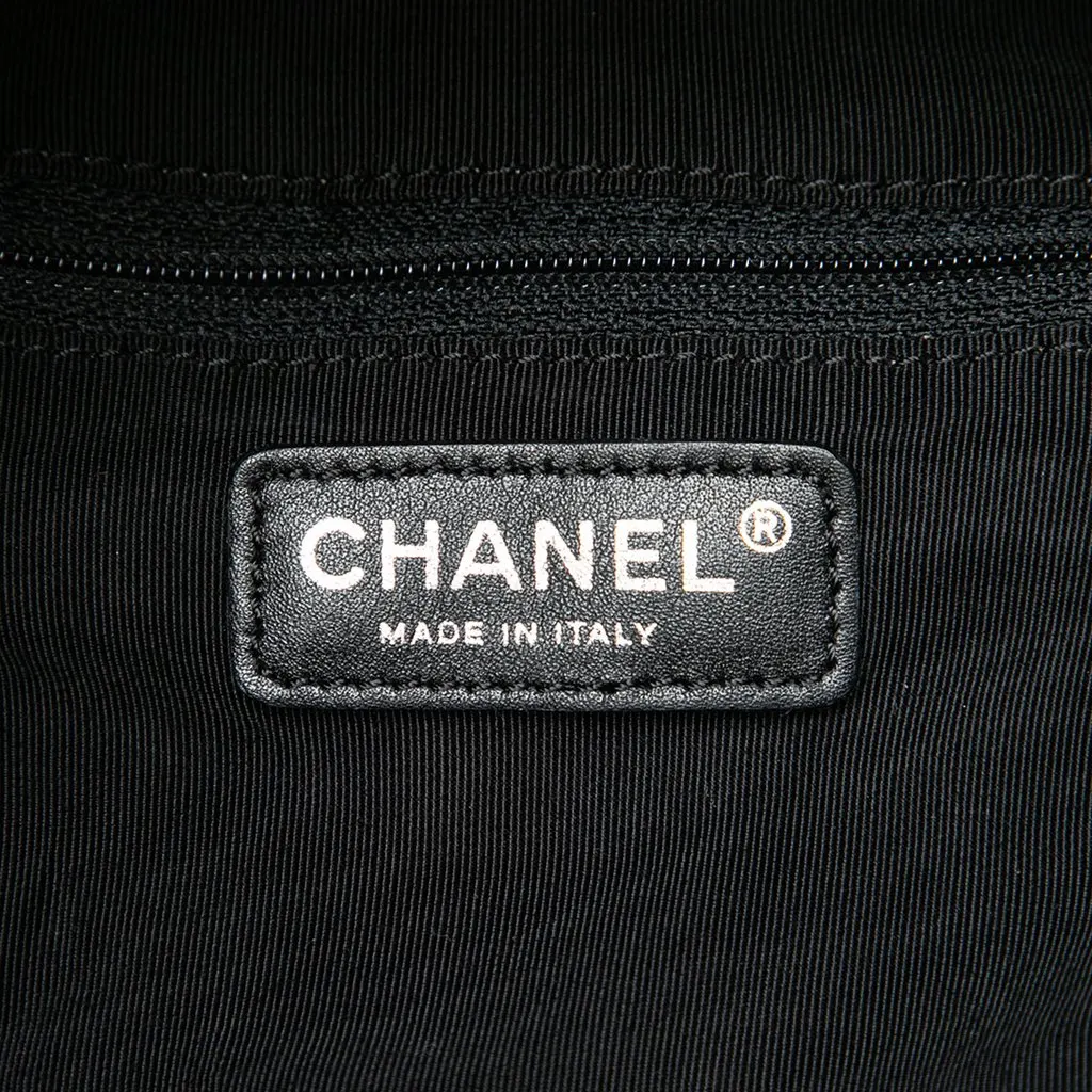 Chanel Striped Canvas Coco Paris Handbag MultiColor Very good - Box View