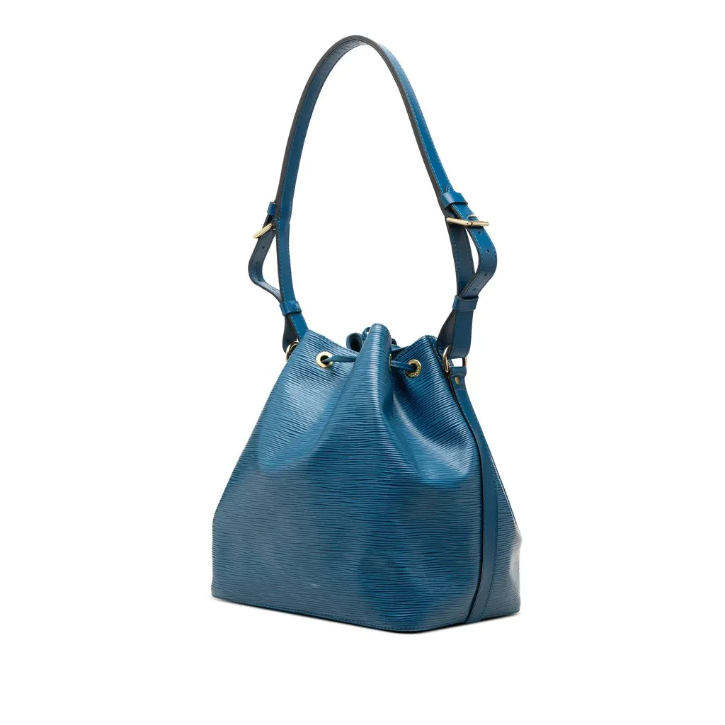 Louis Vuitton Epi Petit Noe Blue Leather Very good - Back View