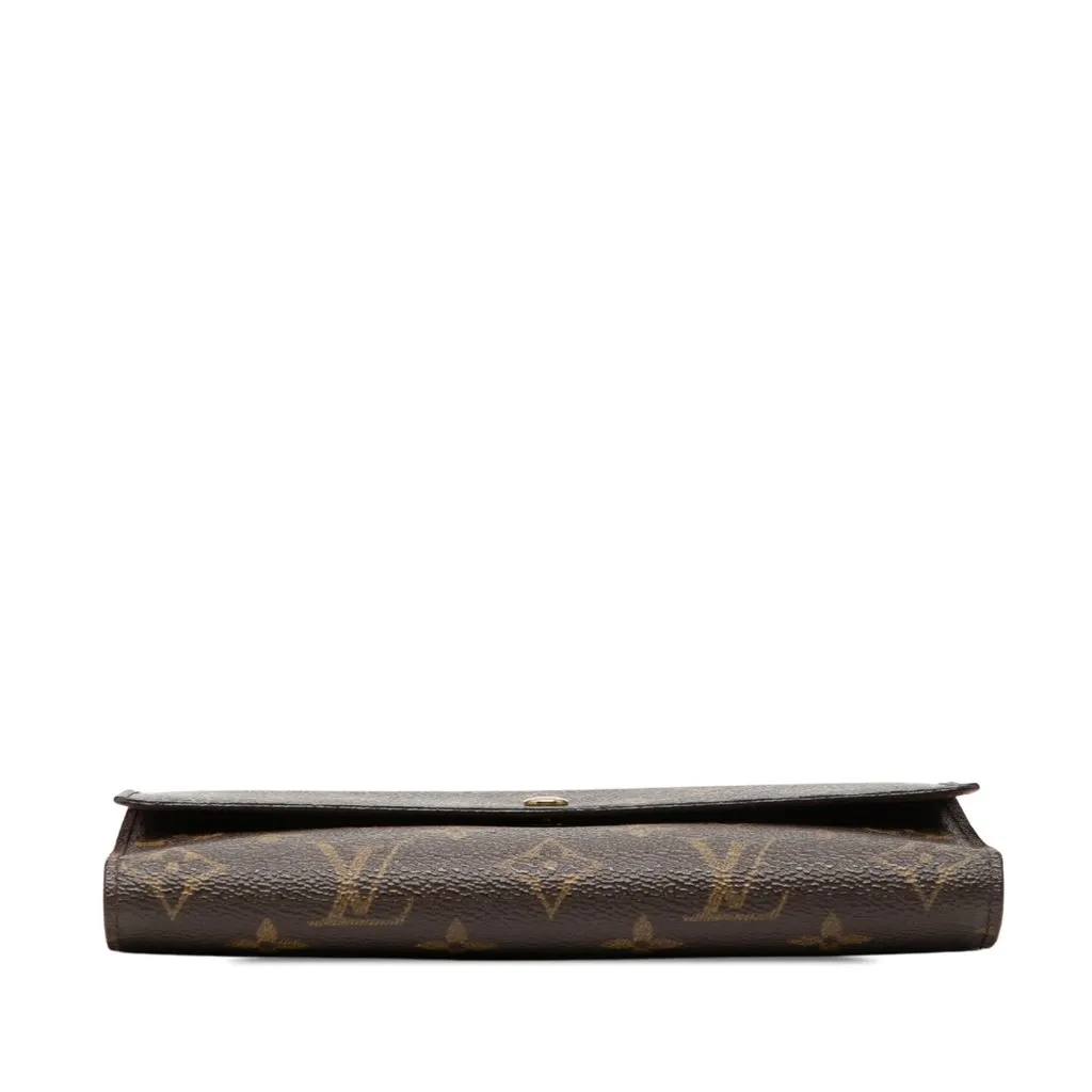 Louis Vuitton Monogram Sarah Long Wallet Brown Very good - Inside View
