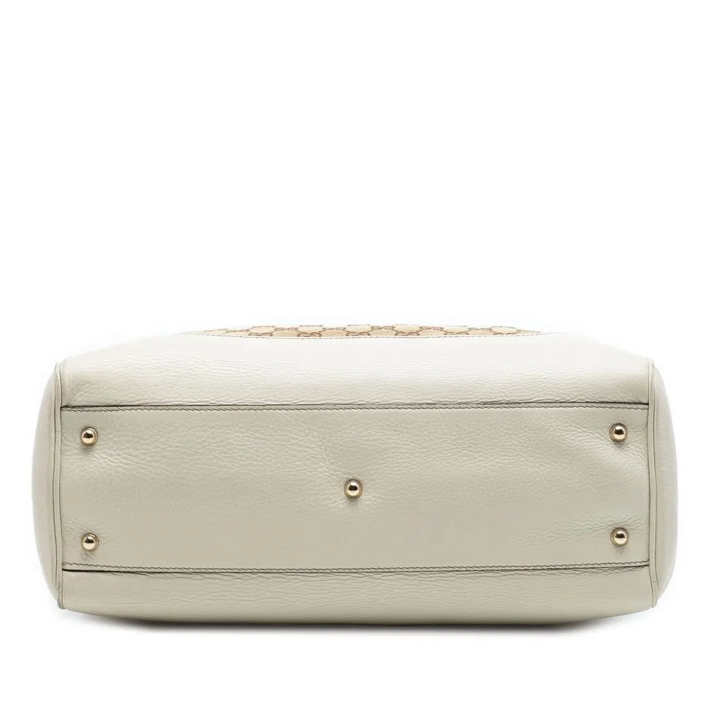 Gucci Medium GG Canvas Bamboo Diana Tote Beige Very good - Inside View