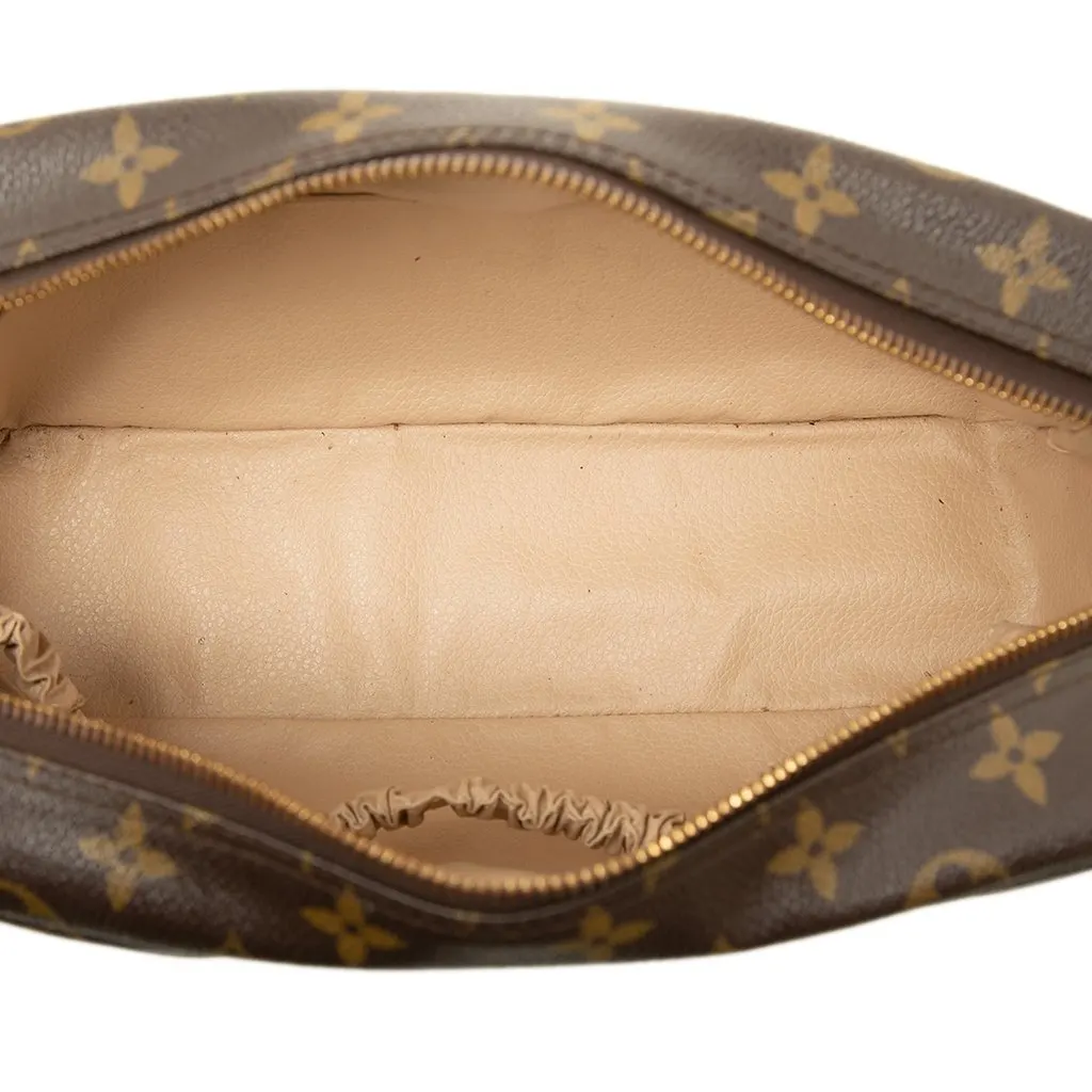 Louis Vuitton Monogram Trousse Toilette 28 Brown Canvas Good - Model View