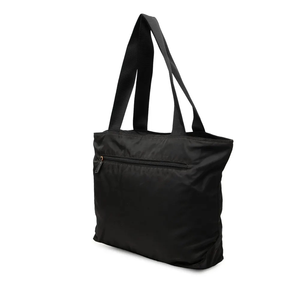 Prada Tessuto Tote Black Polyamide Good - Back View