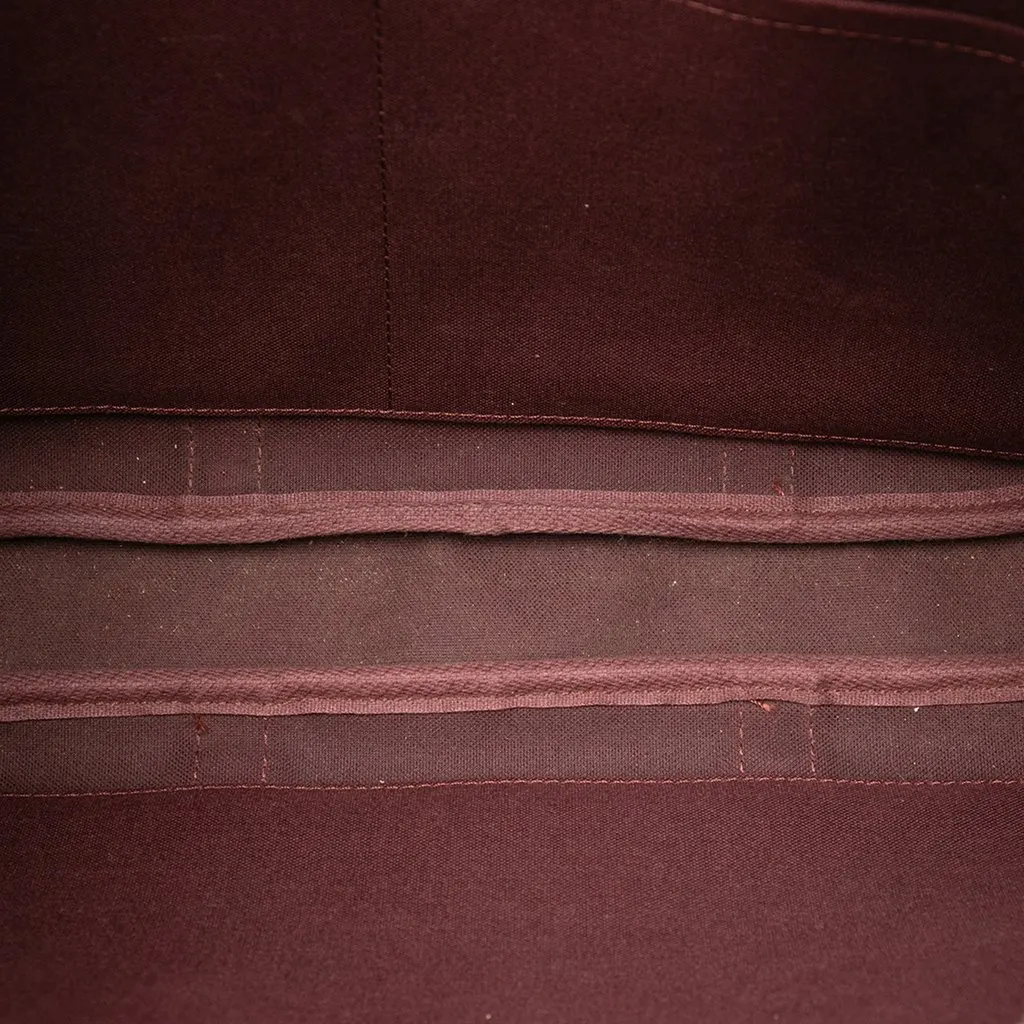 Louis Vuitton Monogram Macassar Porte Documents Voyage GM Brown Canvas Good - Model View