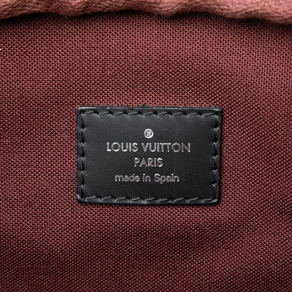 Louis Vuitton Monogram Macassar Porte Documents Voyage GM Brown Canvas Good - Box View