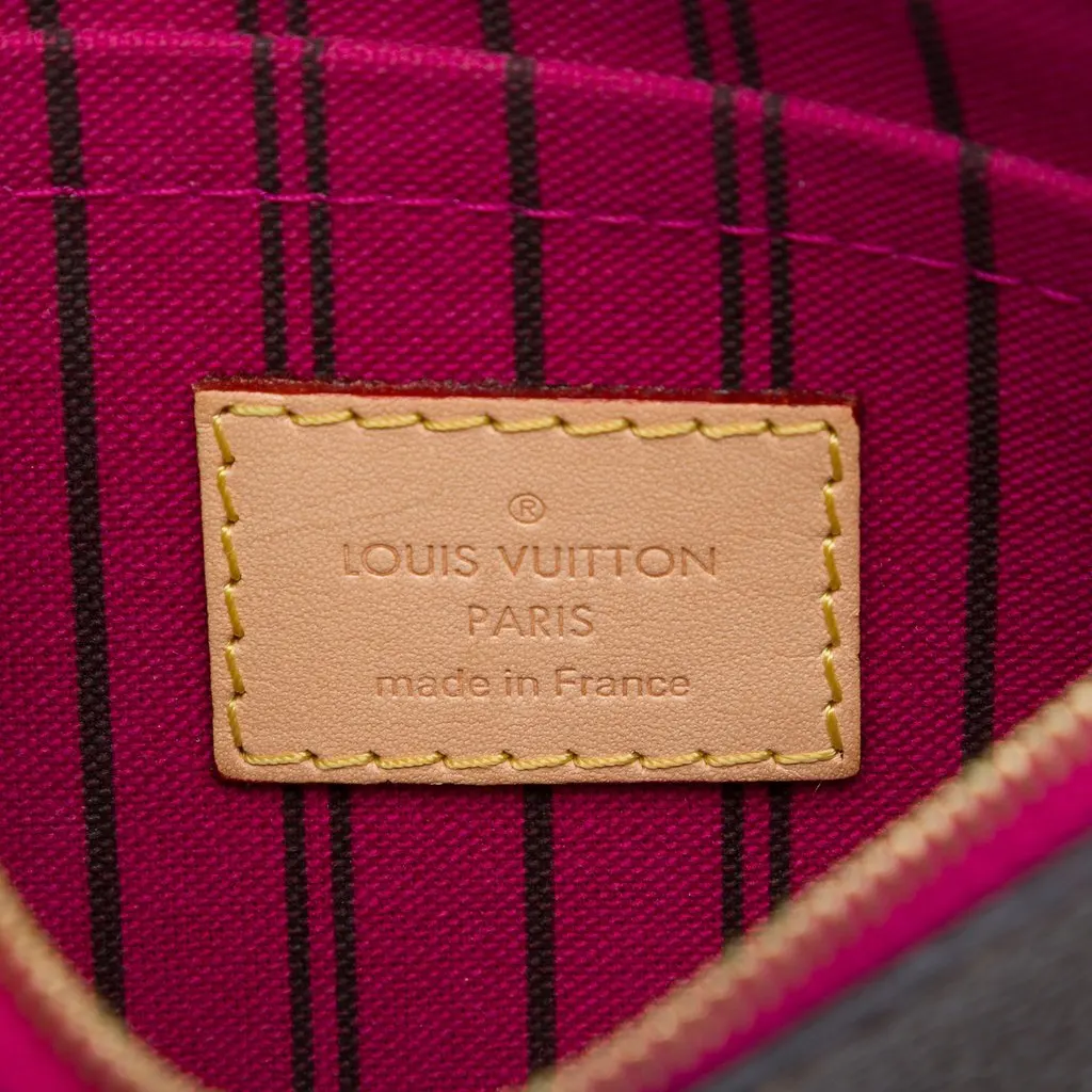 Louis Vuitton Monogram Neverfull Pochette PM Brown Very good - Box View