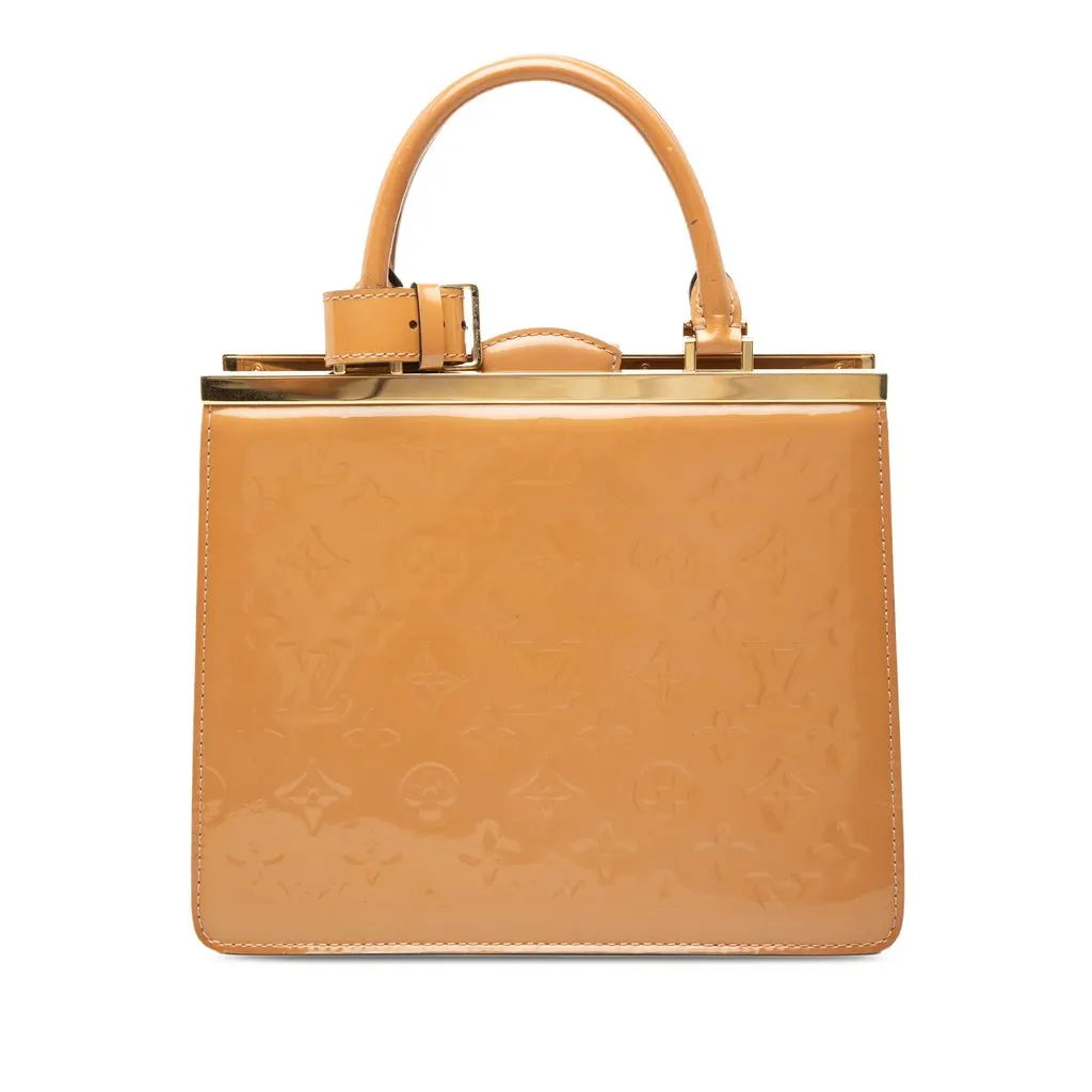 Louis Vuitton Monogram Vernis Deesse PM Brown Leather Very good - Front View