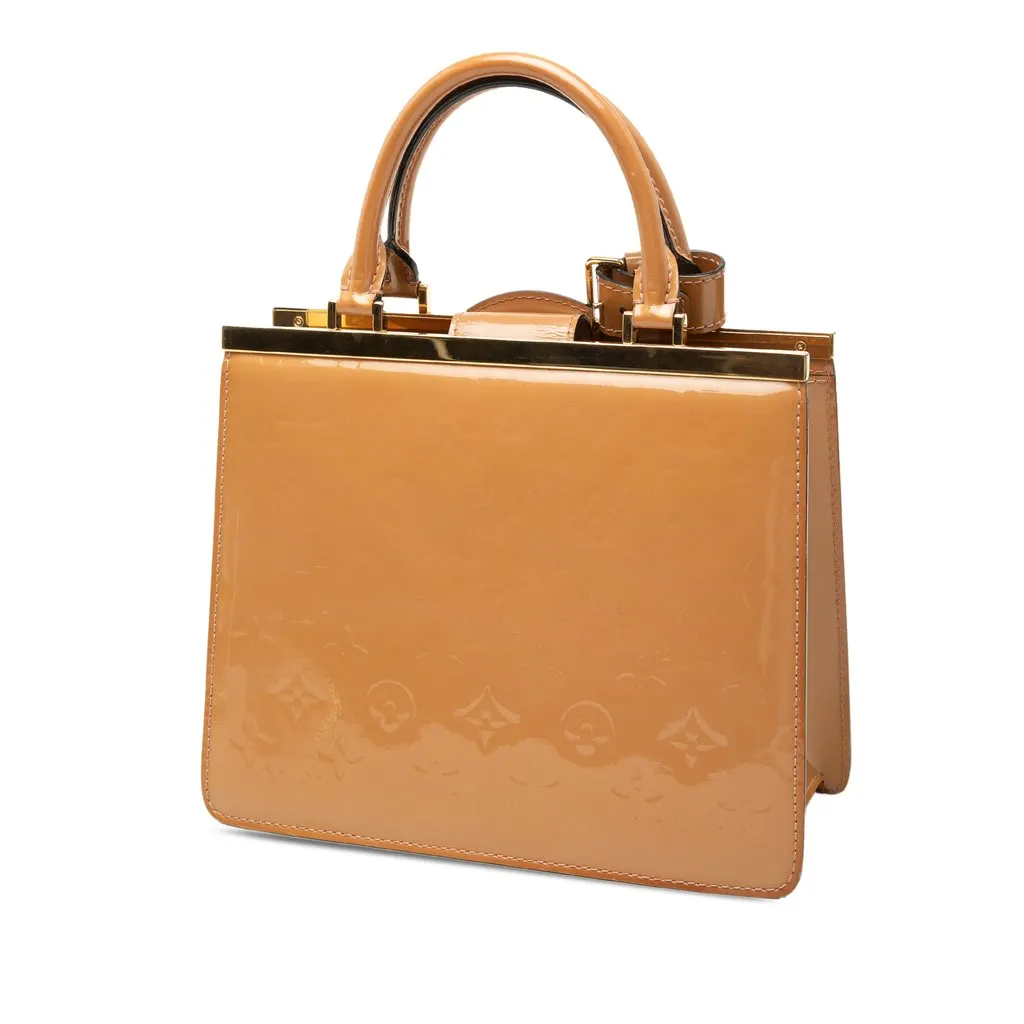 Louis Vuitton Monogram Vernis Deesse PM Brown Leather Very good - Back View