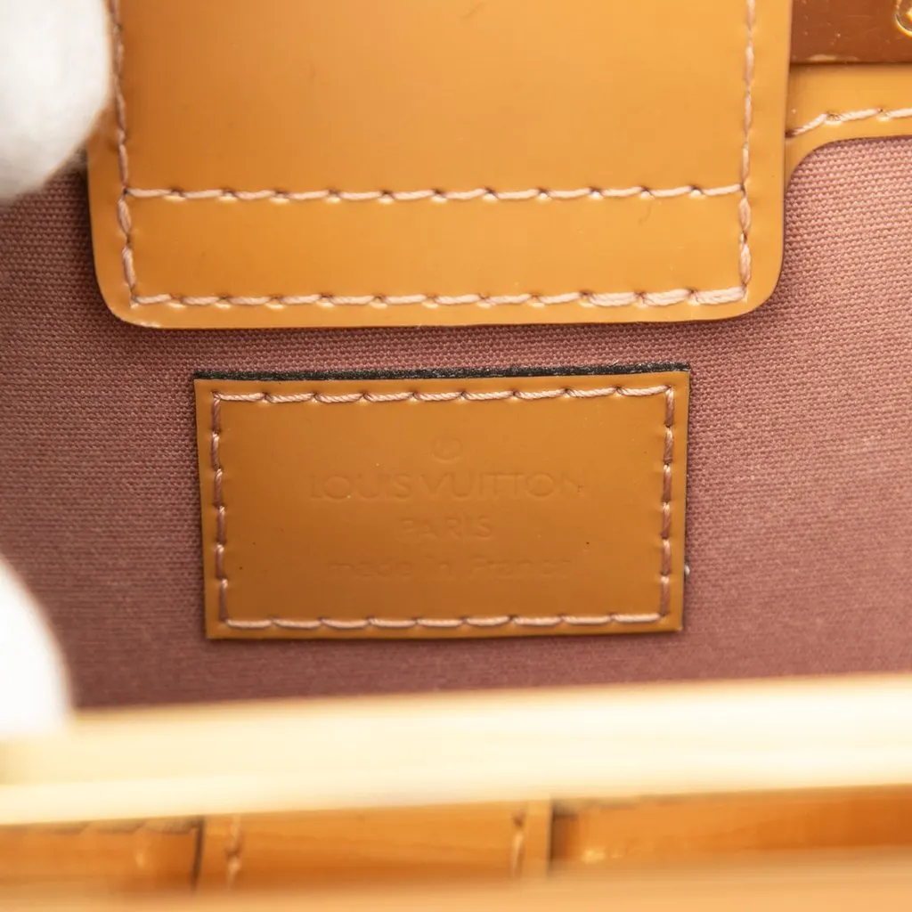 Louis Vuitton Monogram Vernis Deesse PM Brown Leather Very good - Box View