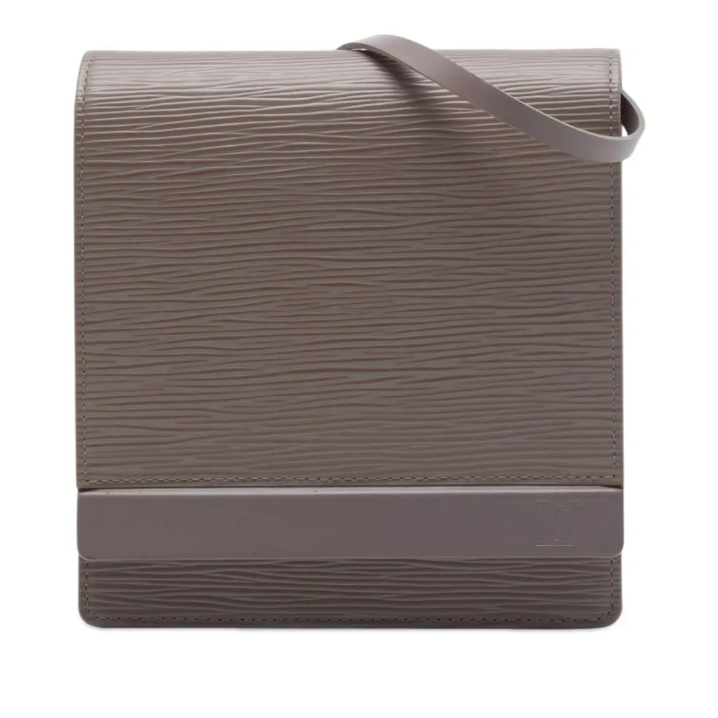 Louis Vuitton Epi Biarritz Purple Leather Very good - Front View