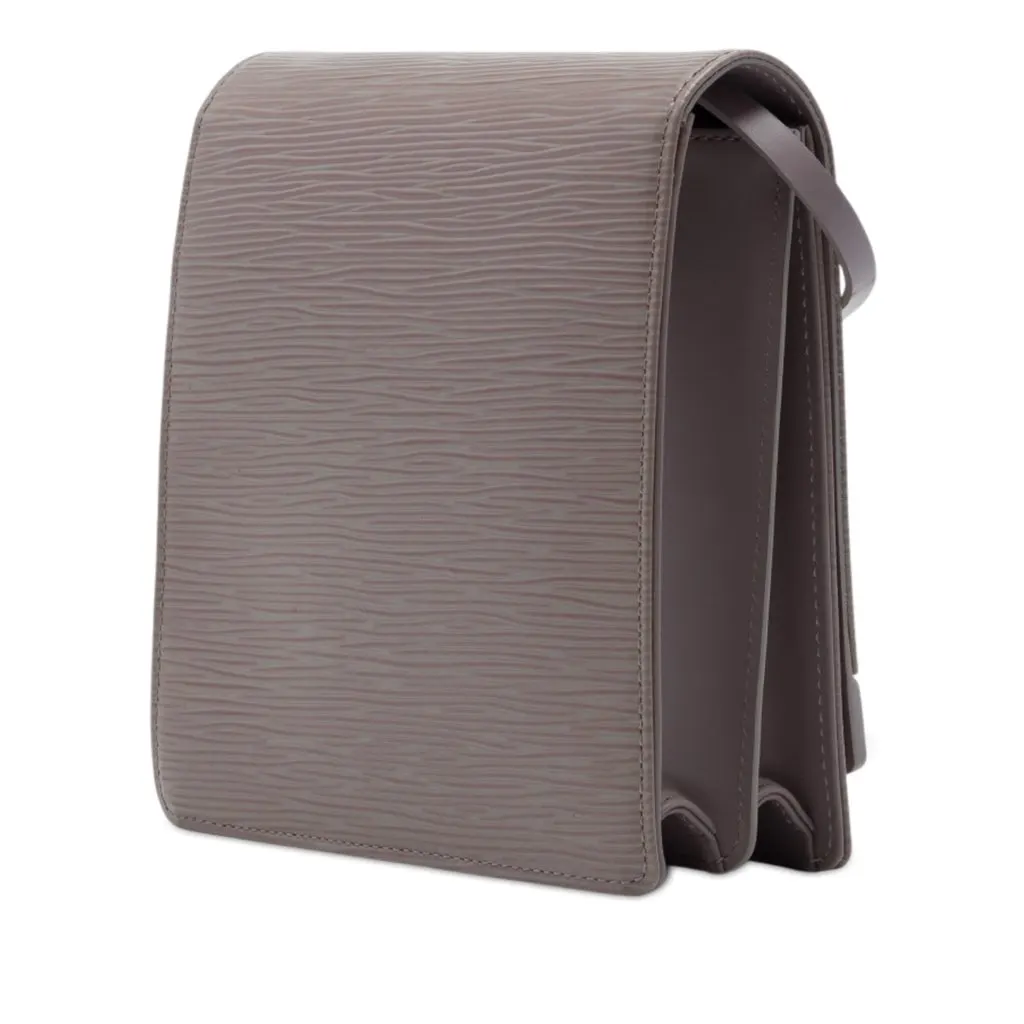 Louis Vuitton Epi Biarritz Purple Leather Very good - Back View