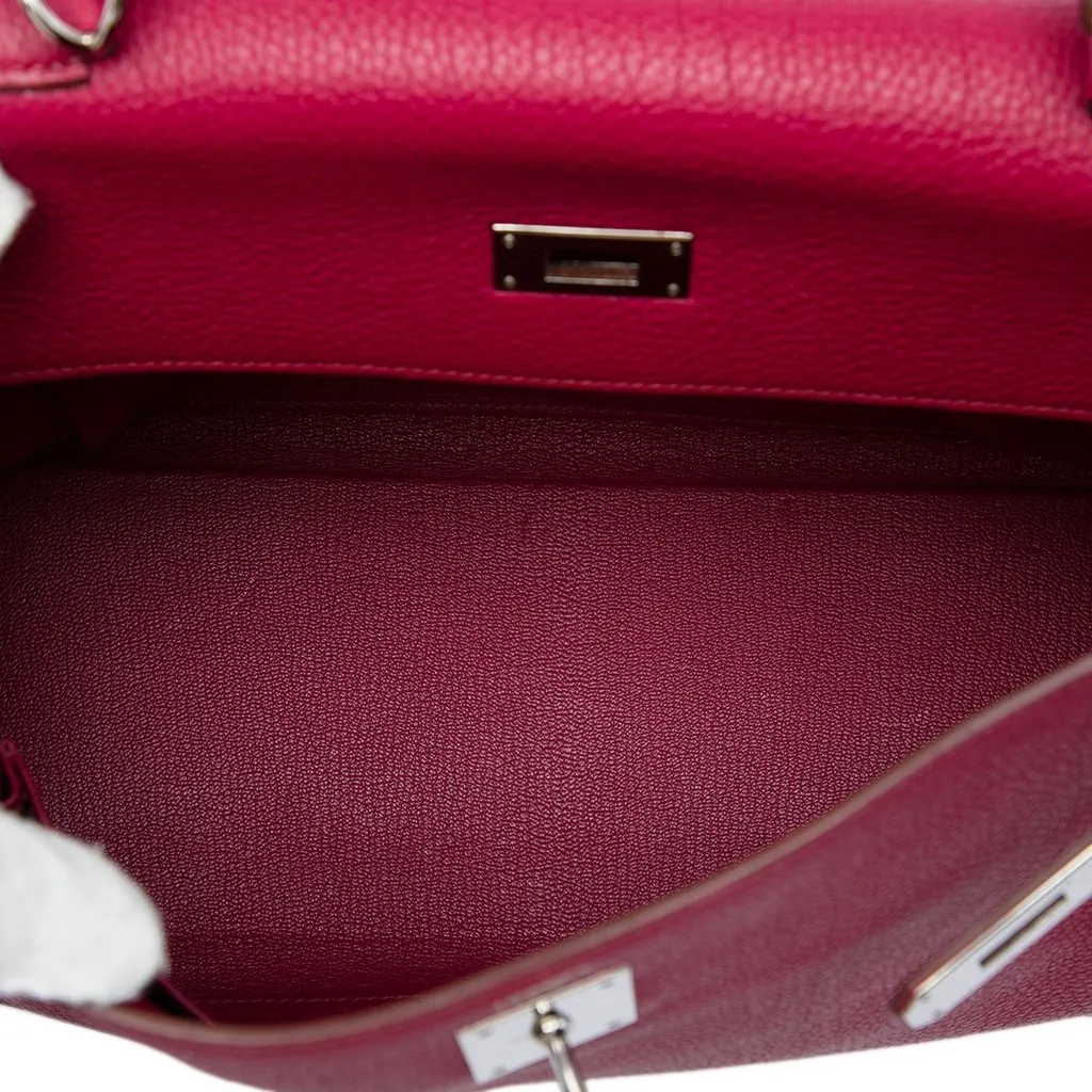 Hermès Togo Kelly II Retourne 32 Red Leather Very good - Model View