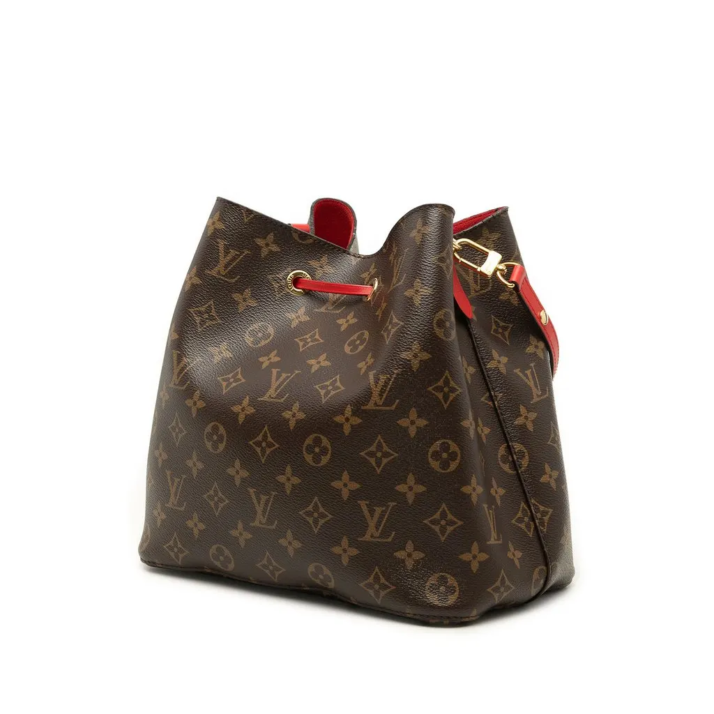 Louis Vuitton Monogram Neonoe MM Brown Very good - Back View