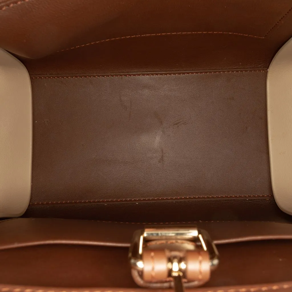 Chloé Medium Zipped Edith Satchel Brown Leather Very good - Model View
