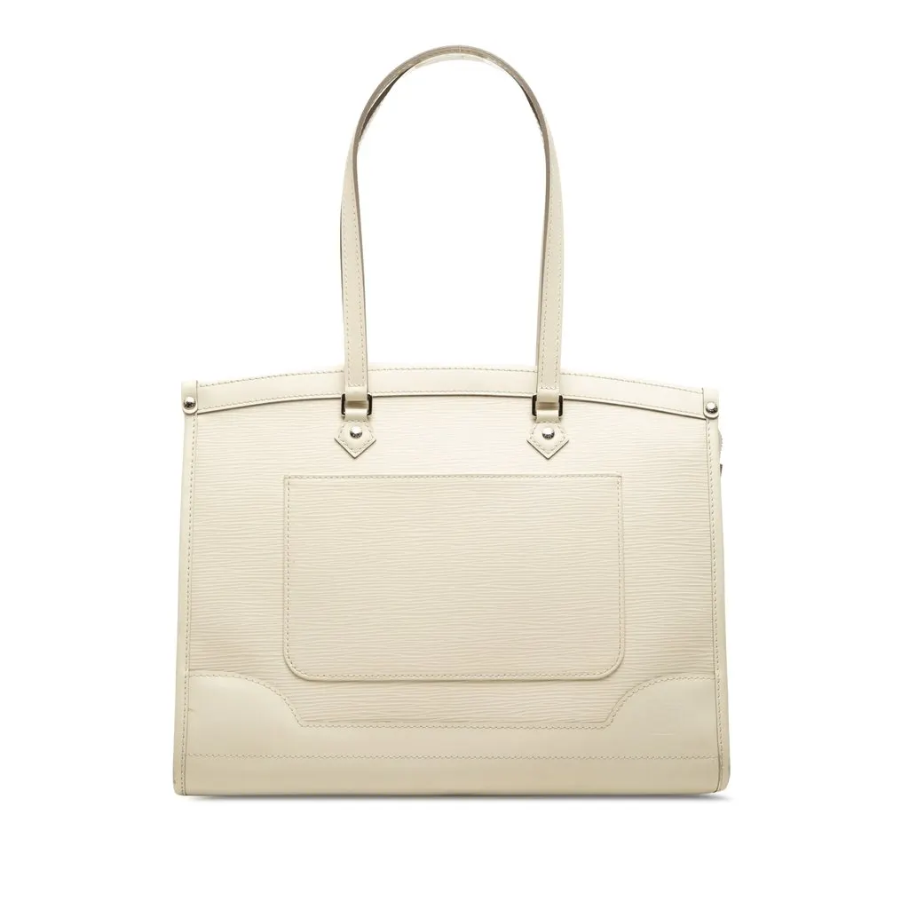 Louis Vuitton Epi Madeleine GM White Leather Very good - Front View