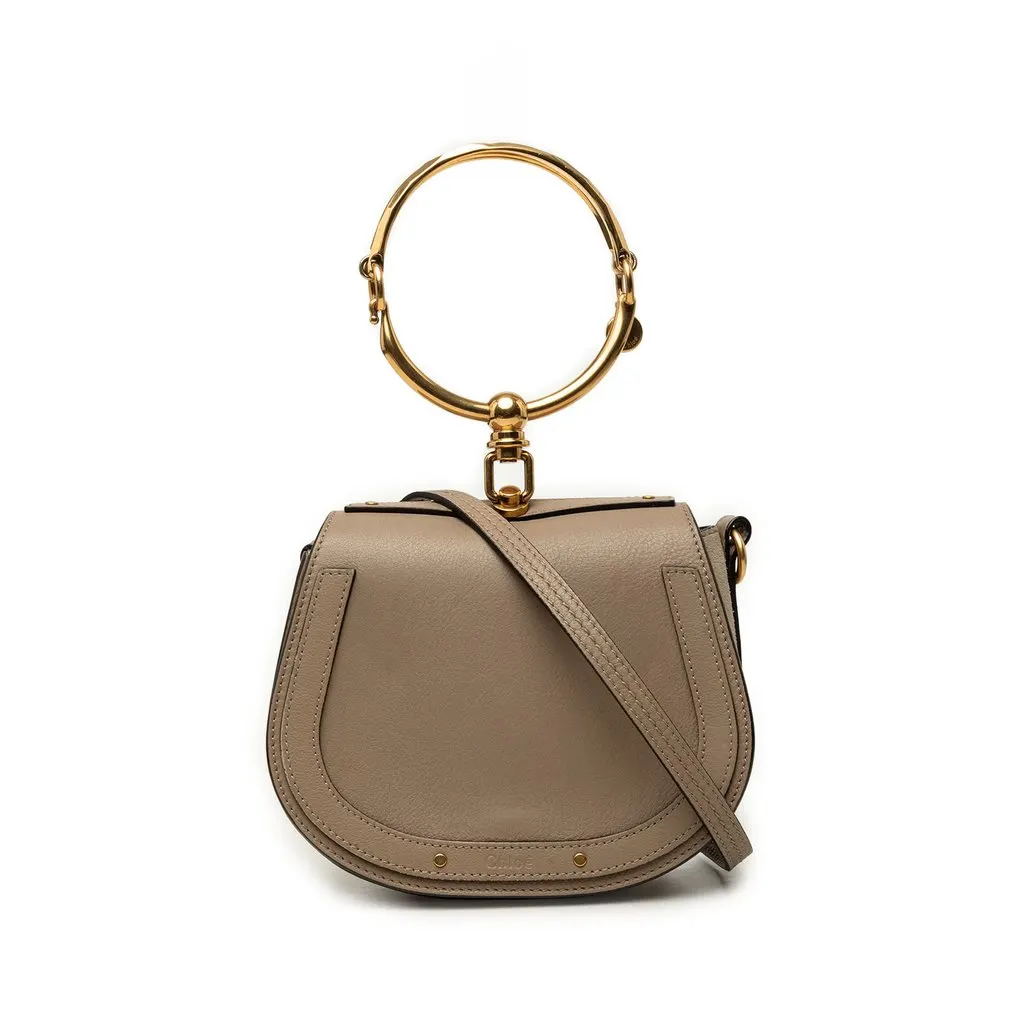 Chloé Small Leather Nile Bracelet Satchel MultiColor Leather Very good - Front View