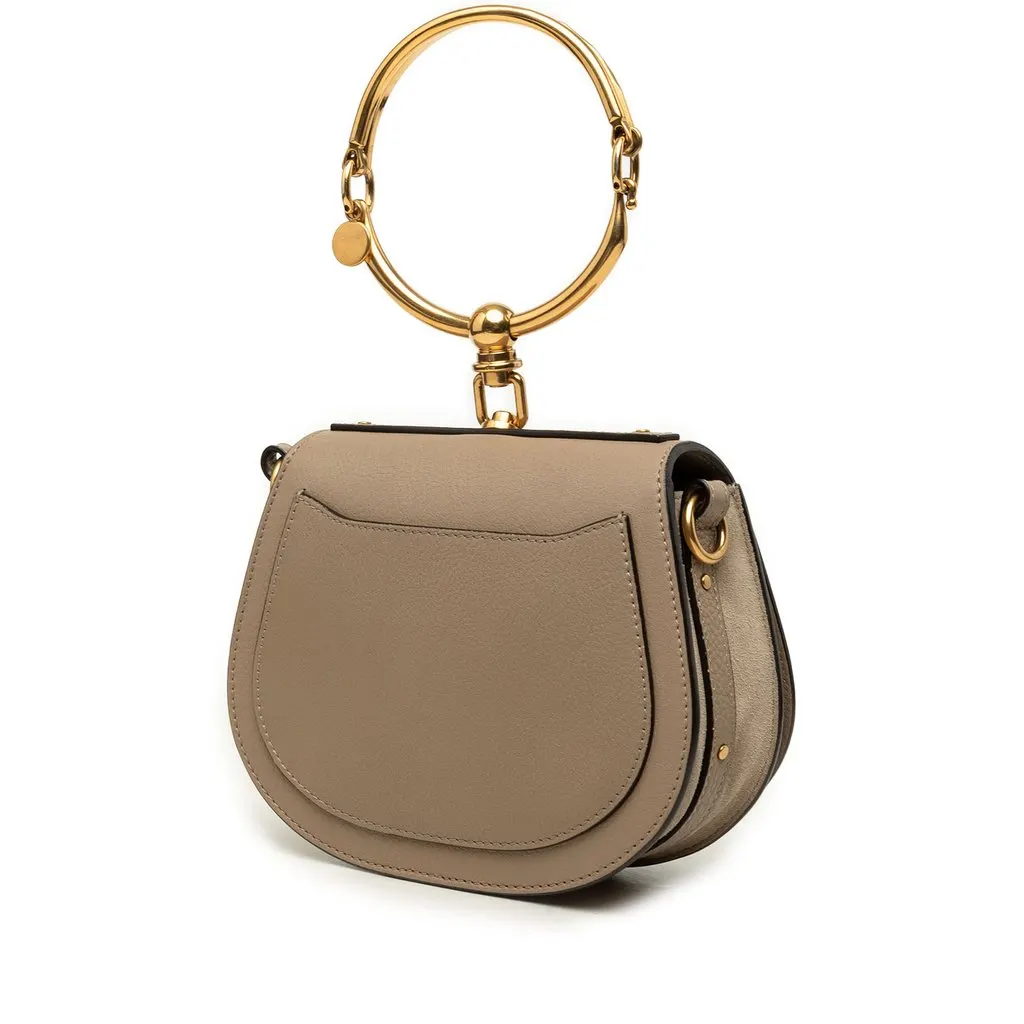 Chloé Small Leather Nile Bracelet Satchel MultiColor Leather Very good - Back View