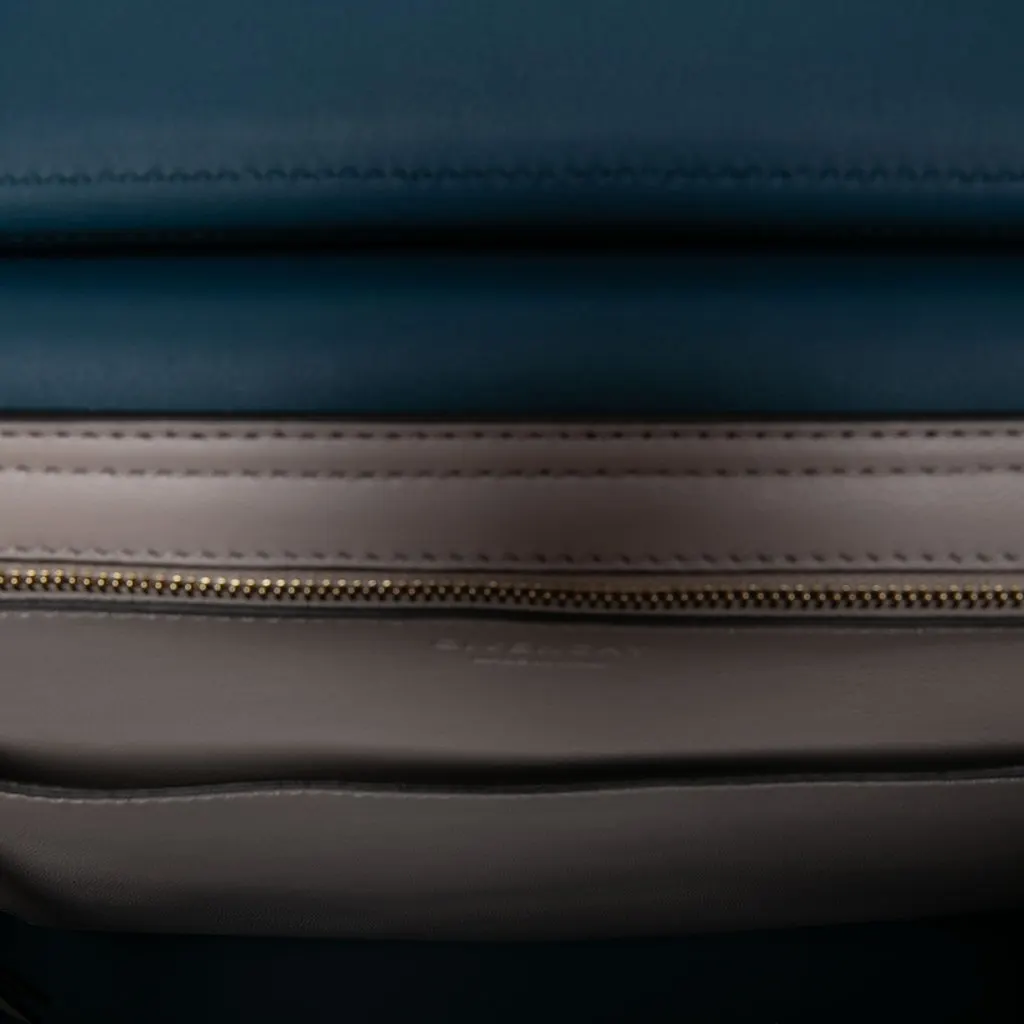Givenchy Medium Leather Mystic Satchel Blue Leather Very good - Model View