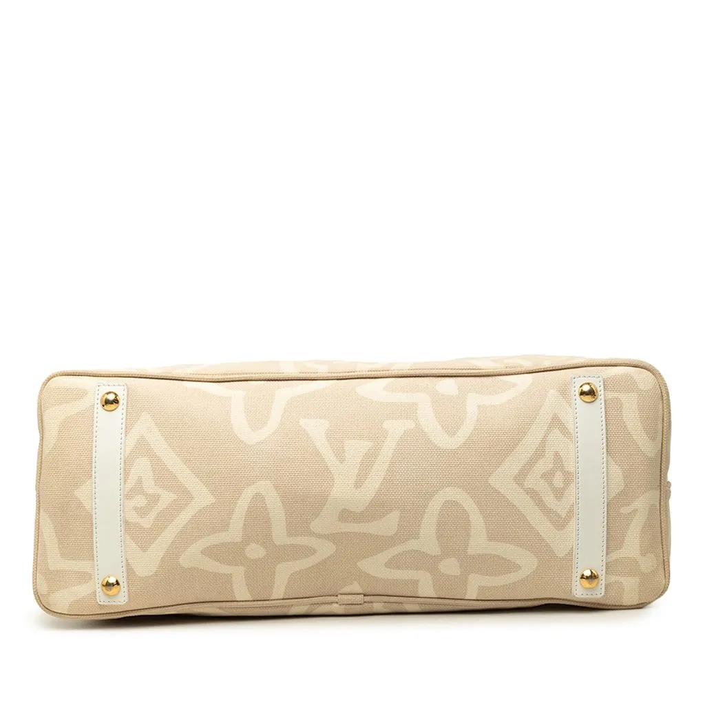 Louis Vuitton Monogram Tahitienne Cabas GM Beige Very good - Inside View