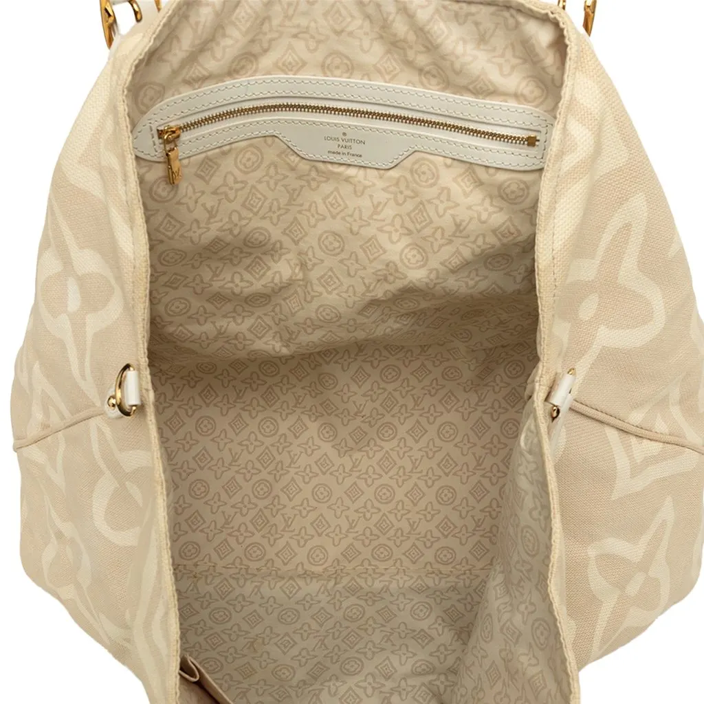 Louis Vuitton Monogram Tahitienne Cabas GM Beige Very good - Model View