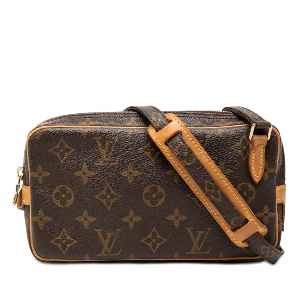 Louis Vuitton Monogram Pochette Marly Bandouliere Brown Very good - Front View
