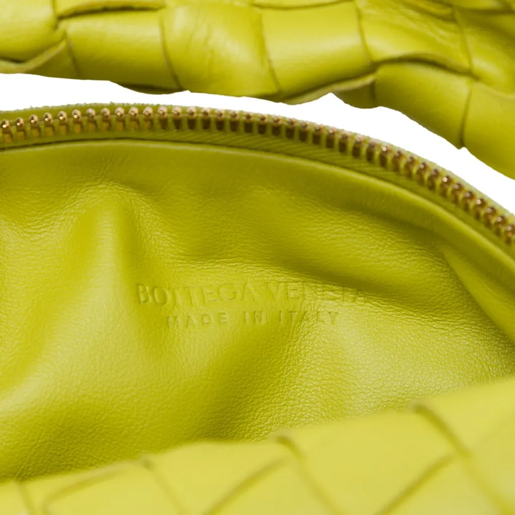 Bottega Veneta Mini Nappa Intrecciato Jodie Yellow Leather Very good - Box View