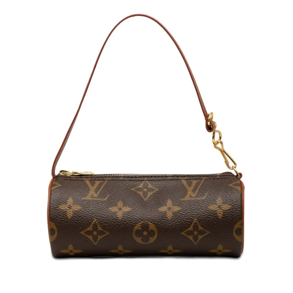 Louis Vuitton Monogram Papillon Pochette Brown Very good - Front View
