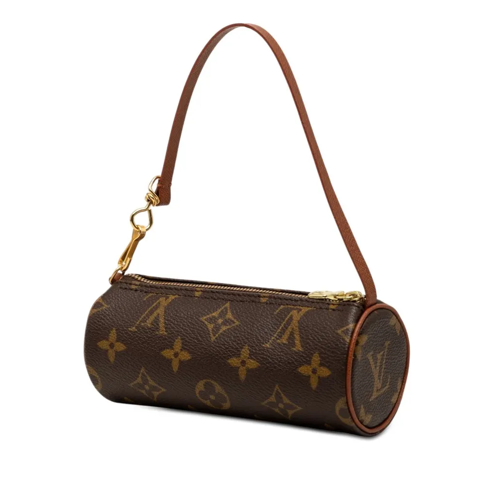 Louis Vuitton Monogram Papillon Pochette Brown Very good - Back View