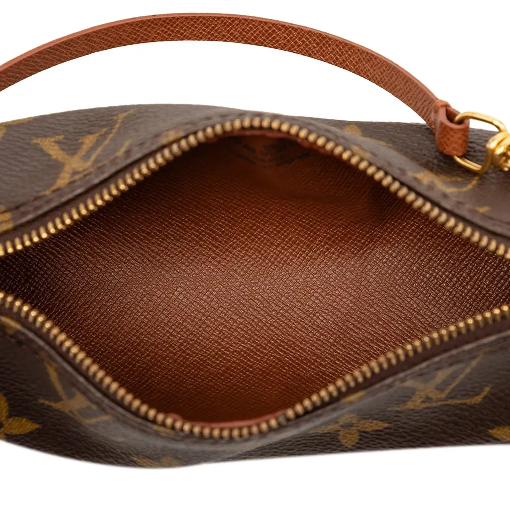 Louis Vuitton Monogram Papillon Pochette Brown Very good - Model View