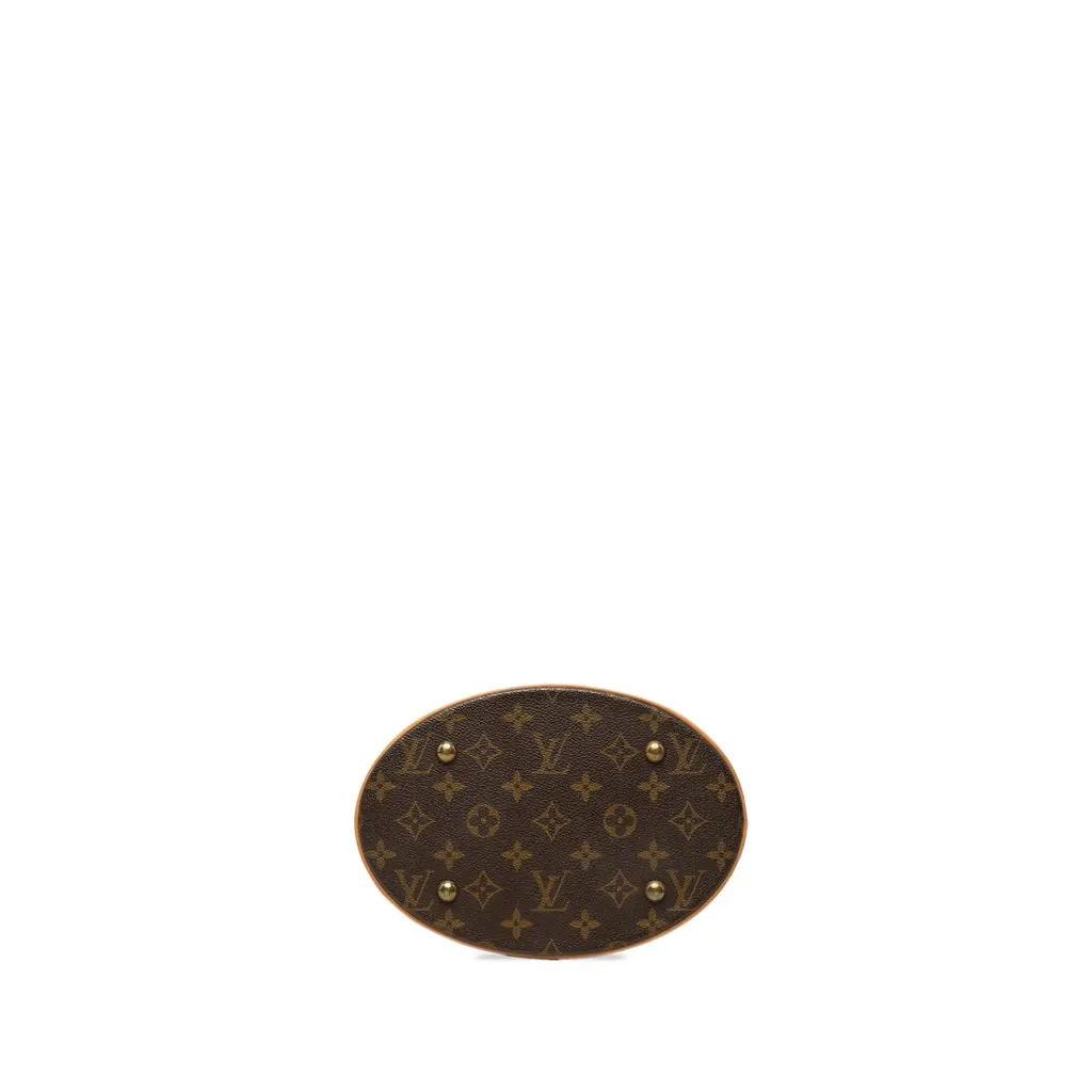Louis Vuitton Monogram Petit Bucket Brown Canvas Very good - Inside View