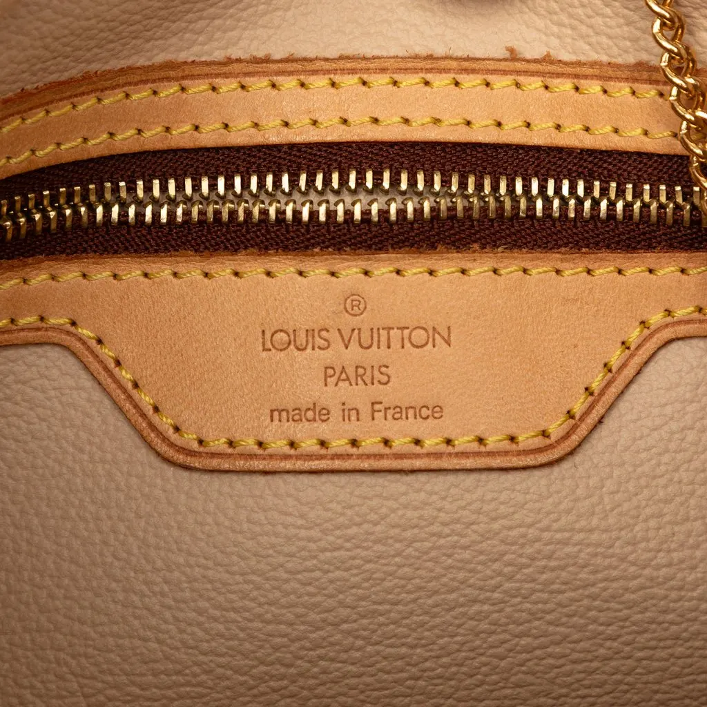 Louis Vuitton Monogram Petit Bucket Brown Canvas Very good - Box View