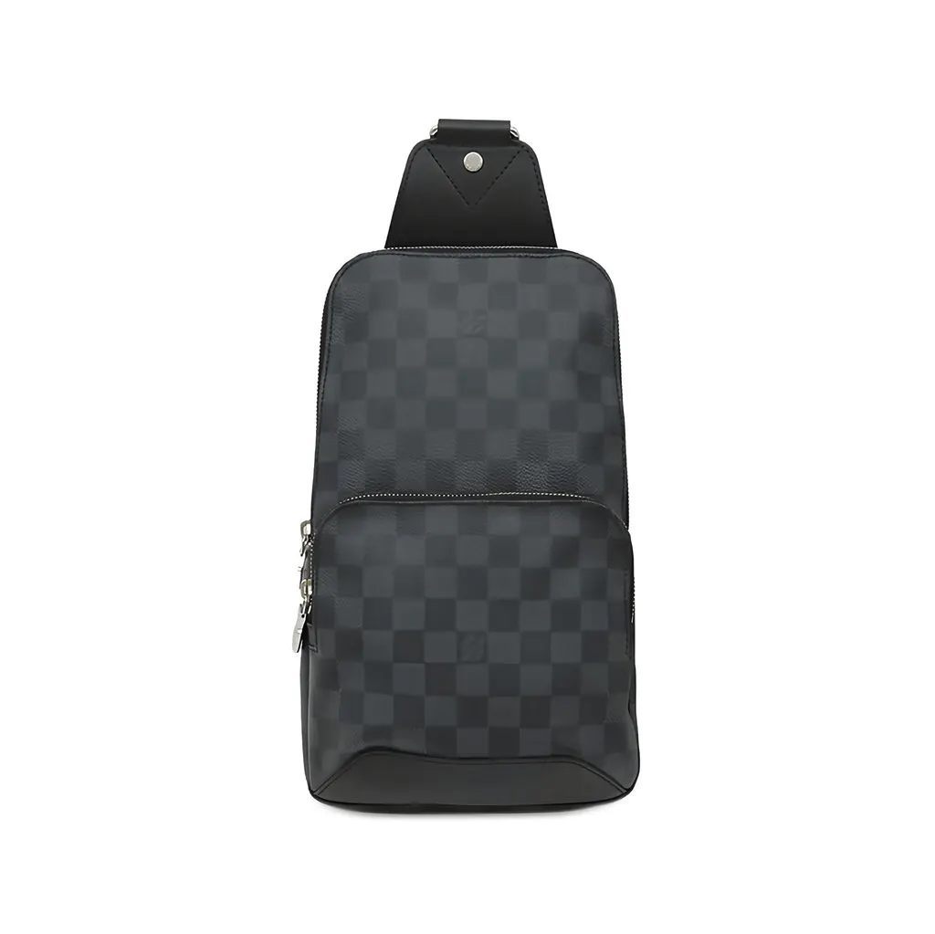 Louis Vuitton Damier Graphite Avenue Sling Black Canvas Very good - Front View
