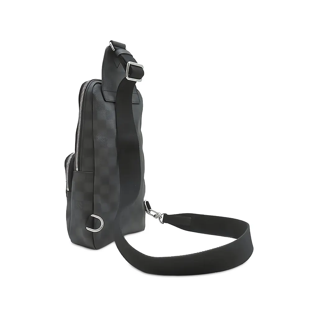 Louis Vuitton Damier Graphite Avenue Sling Black Canvas Very good - Back View