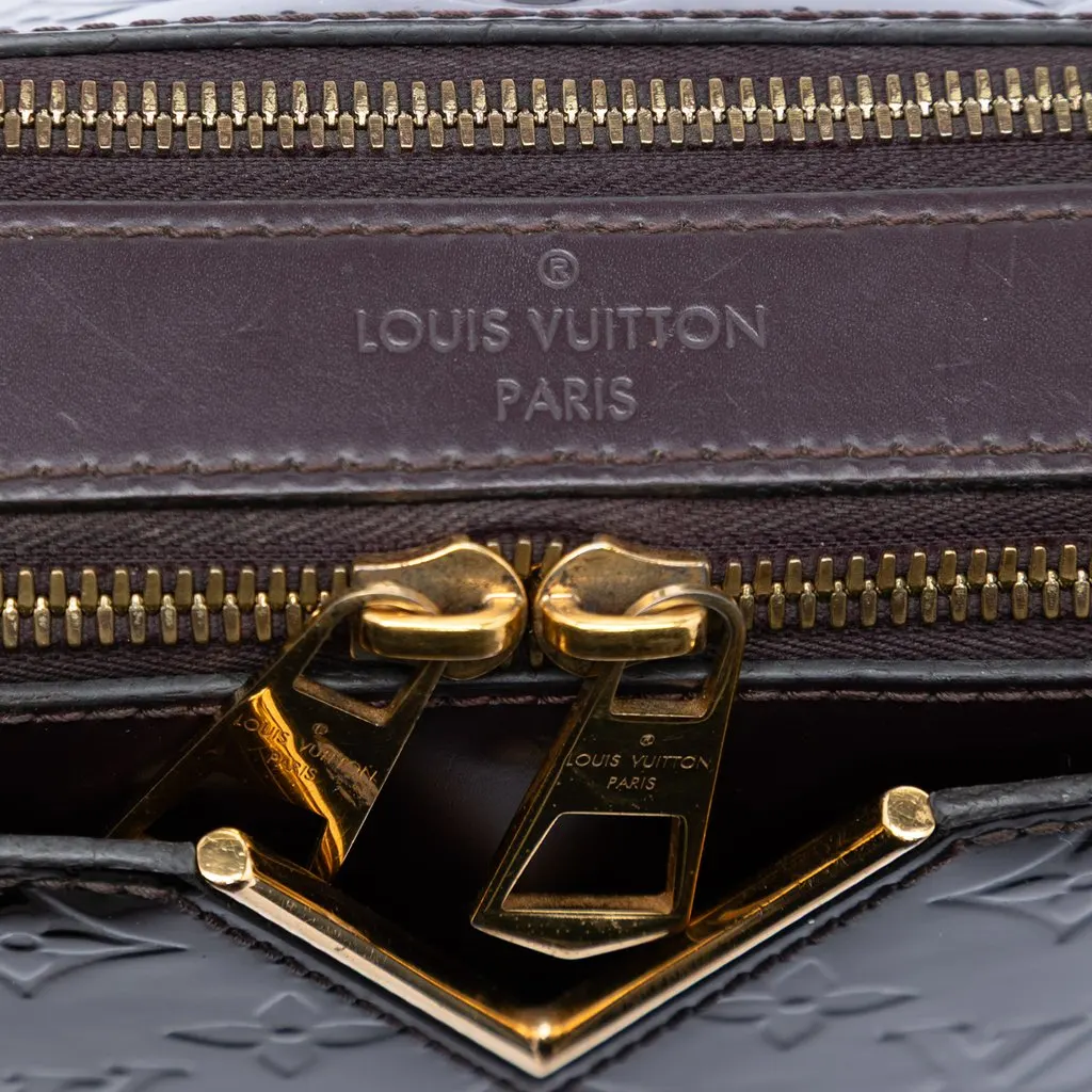 Louis Vuitton Monogram Vernis Melrose Purple Leather Very good - Box View