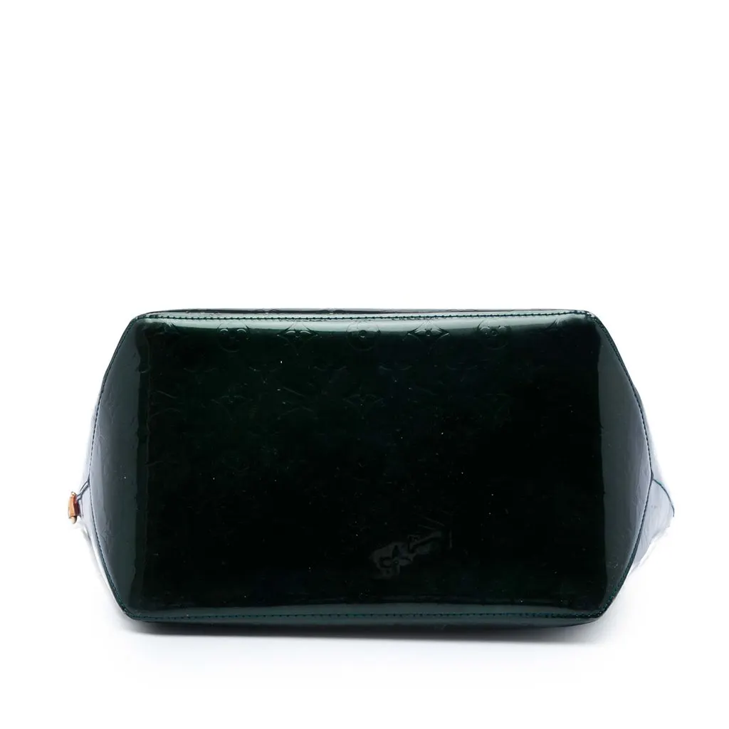 Louis Vuitton Monogram Vernis Bellevue GM Green Leather Very good - Inside View