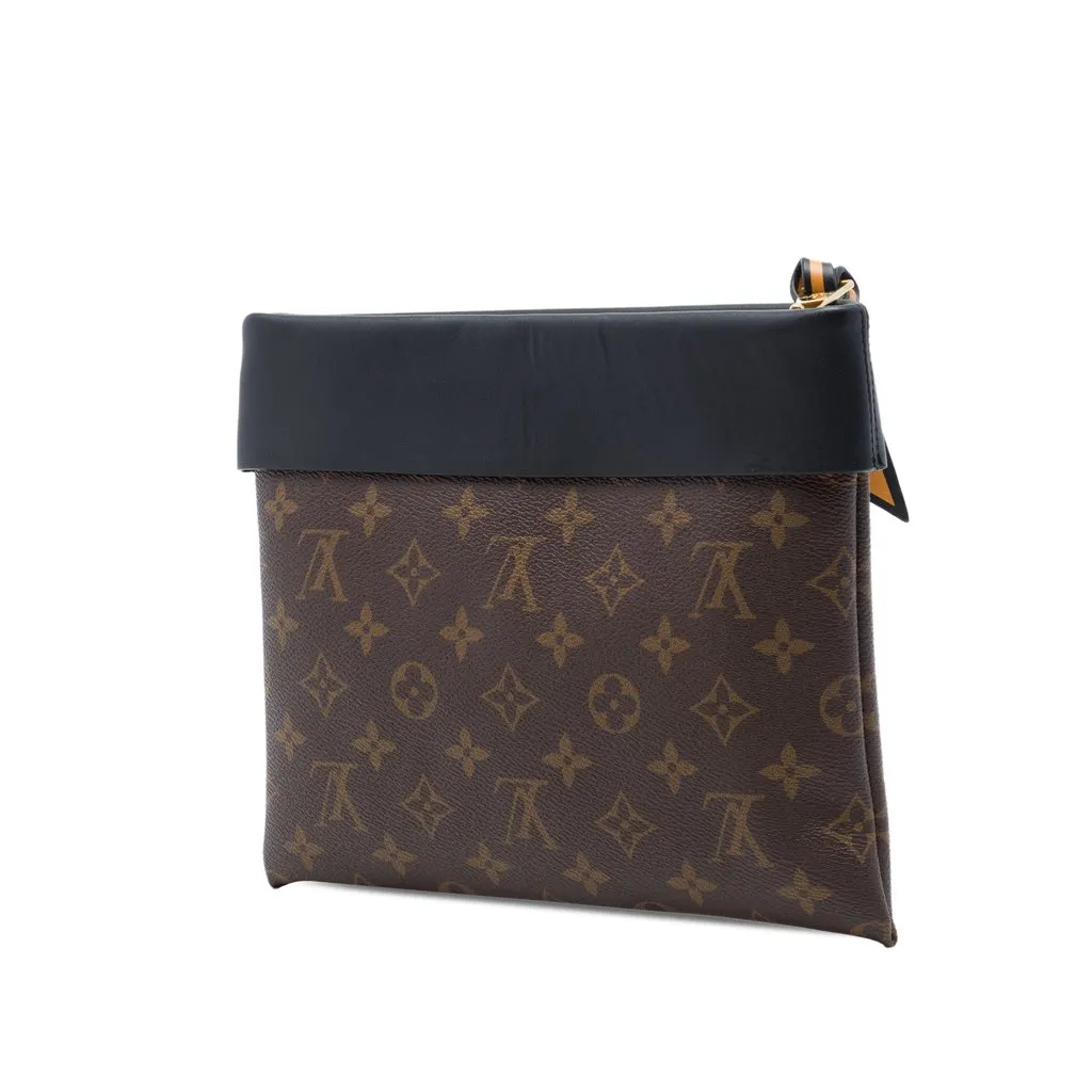 Louis Vuitton Monogram Pochette Tuileries Black Very good - Back View