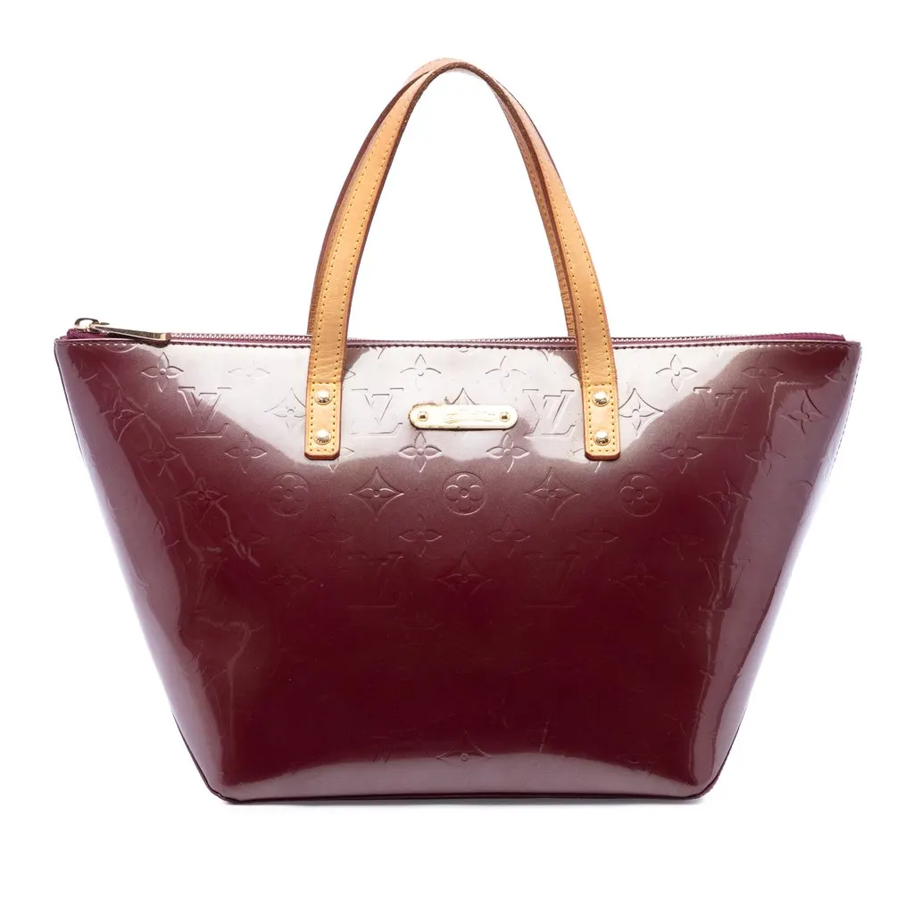 Louis Vuitton Monogram Vernis Bellevue PM Purple Leather Very good - Front View