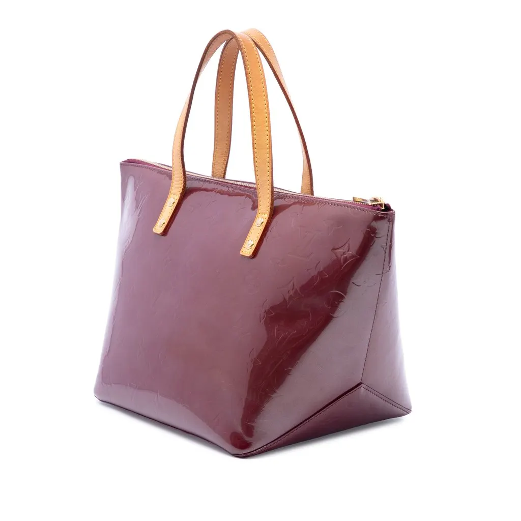 Louis Vuitton Monogram Vernis Bellevue PM Purple Leather Very good - Back View