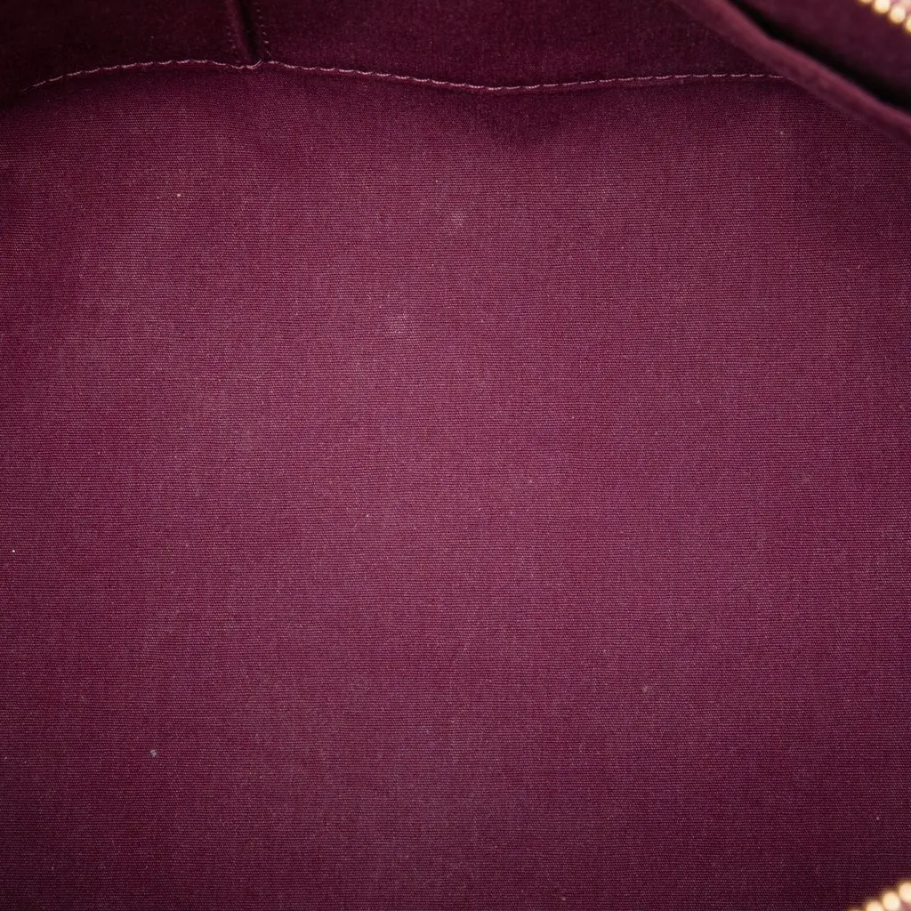 Louis Vuitton Monogram Vernis Bellevue PM Purple Leather Very good - Model View