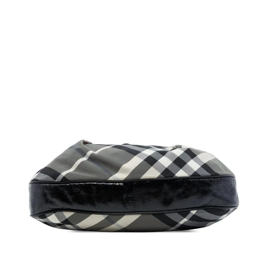Burberry Beat Check Nylon Shoulder Bag MultiColor Polyamide Very good - Inside View