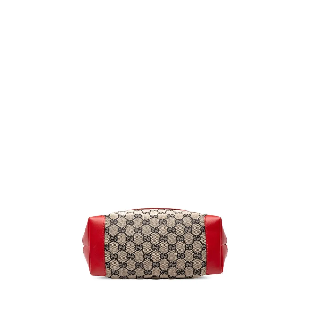 Gucci GG Canvas Tote Beige Canvas Good - Inside View