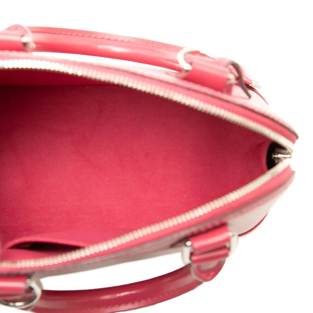 Louis Vuitton Epi Alma BB Pink Leather Good - Model View