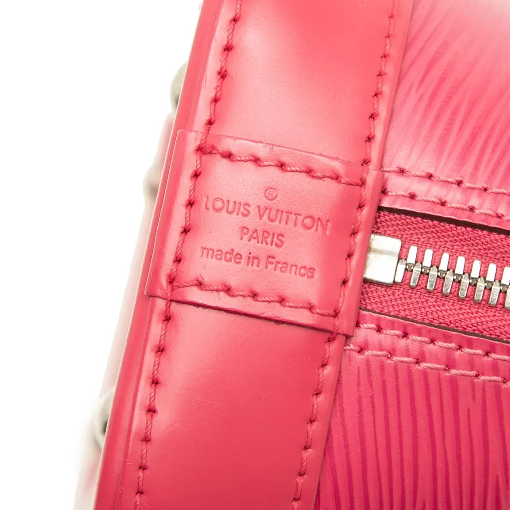 Louis Vuitton Epi Alma BB Pink Leather Good - Box View