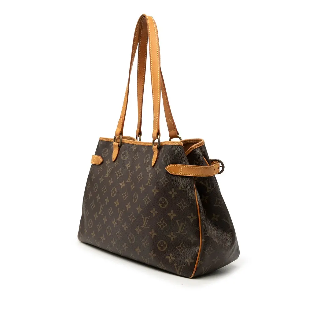 Louis Vuitton Monogram Batignolles Horizontal Brown Very good - Back View